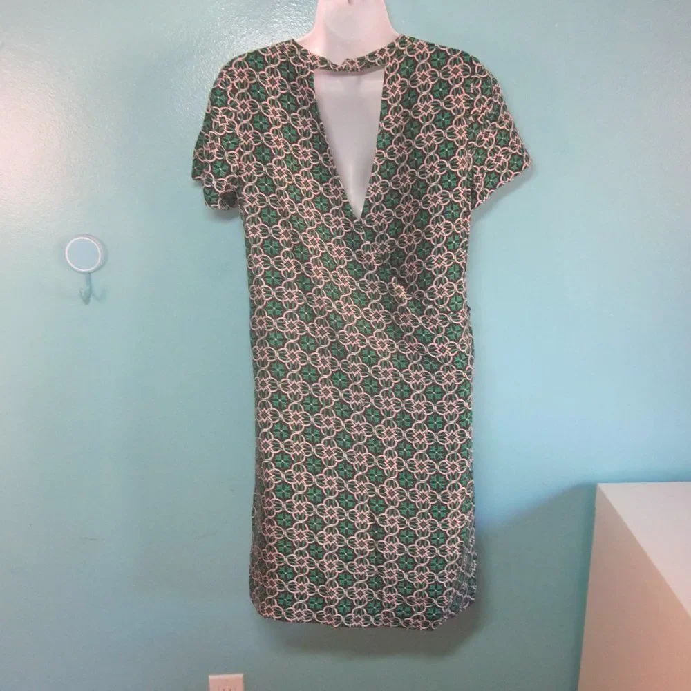 J Crew "Swoop" Silk A-Line Dress Size 6 - Picture 13 of 15